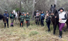 El Club Hípic Castells celebra la desena edició de la Plantada del Pessebre a Cavall