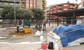 L'Ajuntament renova el parc infantil de la plaça de la Concòrdia