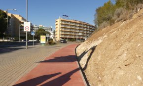 Salou, a punt d'enllestir el nou carril bici que el connectarà amb Cambrils