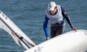 Joan Fargas, del Club Nàutic Cambrils, bronze a la Copa d'Espanya d'ILCA 4