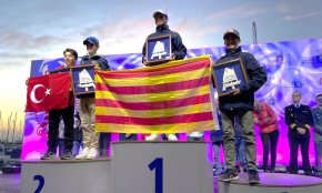 Iker Múgica, regatista del Club Nàutic Cambrils, campió de la XIV Euromarina Optimist Torrevieja