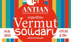 L'Associació ANTIAN organitza un vermut solidari aquest diumenge al Parc del Pescador