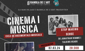 El cinema Rambla de l'Art i La Mar de Jazz Cambrils presenten un cicle de documentals musicals