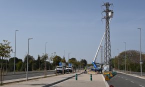 Es fan els primers passos per a la retirada de les torres elèctriques de l'avinguda de l'Esport