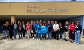 L’escola Guillem Fortuny acull onze mestres d’Eslovènia, Finlàndia i Portugal en el marc del projecte Erasmus+