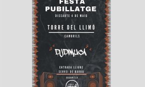 Nit de festa a la Torre del Llimó amb el DJ Dimuca i la colla Jove, aquest proper dissabte, com a cloenda de la Festa del Pubillatge