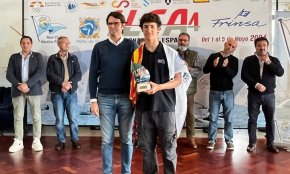 Joan Fargas, del Club Nàutic Cambrils, subcampió d'Espanya d'Ilca 4