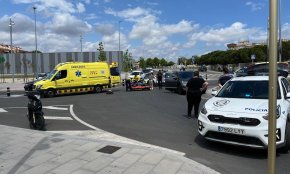 Ferit el conductor d'una motocicleta en un accident amb un turisme a l'alçada del Molí de les Tres Eres