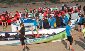 S'inicia La Gran Travessia de Llagut Català amb la primera etapa entre Les Cases d'Alcanar i el Parc Natural del Delta