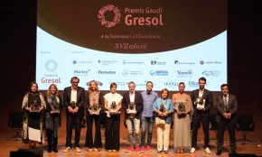 Gemma Mengual, els germans Torres, Ana Vallés, Aina Clotet, Peter Vives, Raquel Sans i Tatxo Benet, entre els guardonats dels XVII Premis Gaudí Gresol