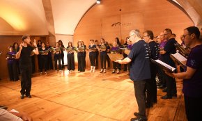 Dues sessions de concert-assaig de la Coral Verge del Camí tanquen el cicle de Concerts a la Cripta