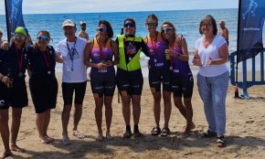 La platja del Regueral acull la 3a Copa Catalana de Marxa Aquàtica
