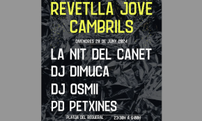 PD Petxines, la Nit del Canet, Dj Osmii i Dj Dimuca, cartell musical de la Revetlla Jove de Sant Pere