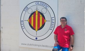 Jesús Arribas, campió de Catalunya en la modalitat de «Piñal» de tir olímpic