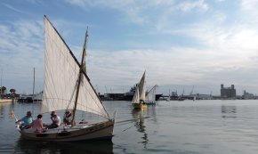 L'Arjau coordina una demostració de l'art de la navegació a vela llatina al Port de Tarragona