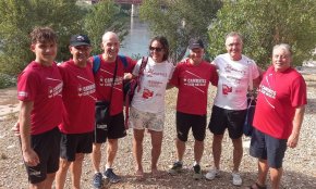 Set nedadors del Cambrils Club Natació participen en la Baixada del Renaixement