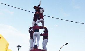 Els Xiquets de Cambrils surten reforçats de les diades castelleres dels Garidells i de Castellvell del Camp