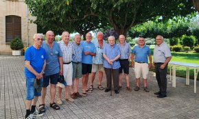 Exalumnes de la Salle feliciten al germà Fèlix amb motiu del seu 95è aniversari