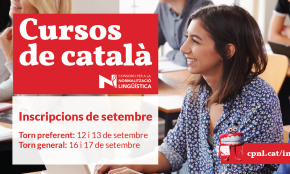 Inscripcions obertes pels cursos generals del Consorci per a la Normalització Lingüística