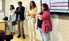 Esther Niubó, consellera d’Educació, visita l’Institut Ramon Berenguer IV