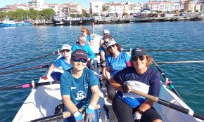 «Vogadores amb cor», l'activitat del club Vent d'Estrop per a les dones que pateixen o han patit un càncer de mama