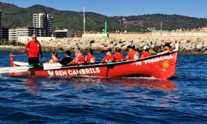 El Club Rem Cambrils participa a l'onzena etapa de la Gran Travessia de Llagut Català