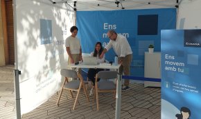 Comaigua «Es mou amb tu» posa en marxa un punt d'informació mòbil 