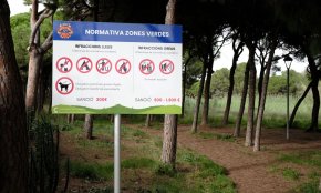 L'Ajuntament inicia una campanya de civisme a les zones verdes amb sancions entre els 200 i els 1.500 euros