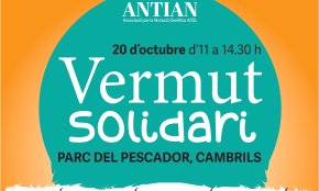 Vermut solidari en pro de l'Associació ANTIAN, aquest diumenge, al parc del Pescador