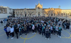 Solidaritat i aprenentatge es donen la mà a l'acte central de la Marató 3Cat organitzat pel col·legi Cardenal Vidal i Barraquer
