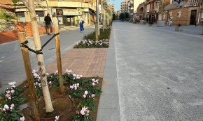 La Rambla de Jaume I estrena una nova jardineria més sostenible