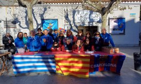 La Penya Barça Cambrils i la Penya Blanc i Blava recapten 1.560 euros al 16è Vermut solidari per la Marató de 3Cat