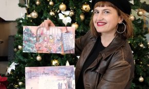 L'artista Queralt Osorio il·lustra la felicitació de Nadal de l'Ajuntament de Cambrils