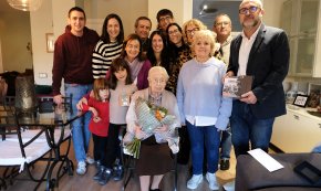 La cambrilenca Maria Barenys Siuró rep el reconeixement institucional amb motiu del seu centenari