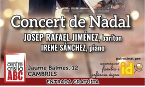 El Centre Cristià ABC ofereix demà un Concert Tradicional de Nadal
