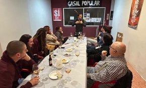El Polvorí clou l'activitat nadalenca amb un tast de vins escumosos