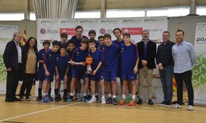 El Barça U13 del cambrilenc Jordi Ruiz, campió del 19è Torneig U13 Postapunt Vila de Parets