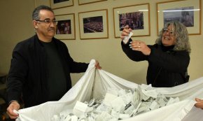 Luca Stopelli i Anastasiia Yurchuk, guanyadors del sorteig de Nadal de la Unió de Botiguers