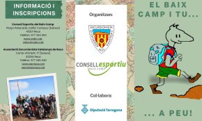 «El Baix Camp i tu… a peu»: preparatòria de l'excursió Reus – Prades – Reus, el 6 d'abril