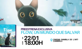 El Rambla de l'Art preestrenarà, demà, en exclusiva «Flow, un mundo que salvar«, l'animació més premiada de l'any