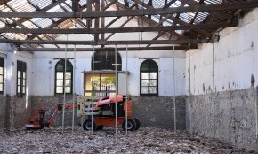 Les encavallades centenàries del Mercat Municipal no s'han pogut conservar