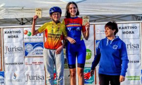 Nora Gonzalvo, primera classificada a la Kids Cup BTT de Móra d'Ebre