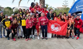 El Club Rem Cambrils participa en la primera regata de la lliga de Llaüt Mediterrani a Empuriabrava