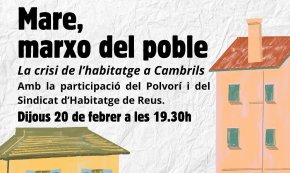 El Casal Popular El Polvorí acull, aquesta tarda, una conferència sobre l'habitatge