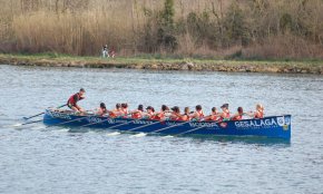 Gran actuació de les fèmines del Club Rem Cambrils al XXXI Descens d'Orio