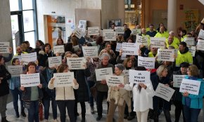 Els treballadors municipals mantenen les protestes amb el nou govern: «Això no els hi ve de nou»