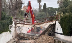 Continua l'enderroc de ponts: adéu al de Vilafortuny