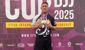 Carlos Cline es penja quatre medalles a la «Castilla y León Cup Brasilian Jiu-Jitsu 2025»