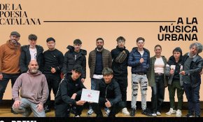 Un grup d'alumnes de la UEC obté el segon premi del concurs «De la poesia catalana a la música urbana»