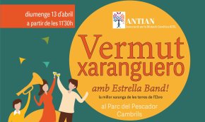 L'Associació ANTIAN organitza un vermut solidari al Parc del Pescador aquest diumenge